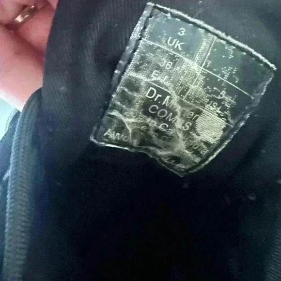 Rare Dr Martens Womens Size 5 Floral Canvas Rubbery T Ankle Boots Grunge - Picture 11 of 11